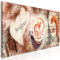 decomonkey Bilder Küche 120x40 cm 1 Teilig Leinwandbilder Bild auf Leinwand Vlies Wandbild Kunstdruck Wanddeko Wand Wohnzimmer Wanddekoration Deko Kaffee Coffee Abstrakt