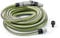 G.F. Srl RECO hose, 15 m of Ø 5/8 irrigation hose in recycled plastic kit (Ergonomic 3 jets, fittings, tap socket). Made in France. Colour Lime Green