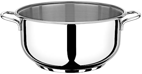 Pratesi PENTOLA CM.24 ACCIAO 18/C, 18/8 Stainless Steel, Multicolour, One Size