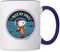 Spreadshirt Peanuts Snoopy I Need My Space Tasse, Keramik, Henkel, Tasse, 325 ml, Weiß/Kobaltblau
