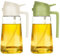 TrendPlain Pulverizador Aceite Spray 470ml - 2 en 1 Spray Aceite Cocina, Dispensadora para Freidora de Aire, Ensaladas, Vinagre y Accesorios Cocina - Blanco y Verde