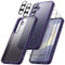 JETech 5 en 1 Mat Coque pour Samsung Galaxy S24 5G avec Lot de 2 Protection D'écran et Protecteur d'Objectif de Caméra, Housse Étui Dos Translucide, Film en Verre Trempé (Indigo)