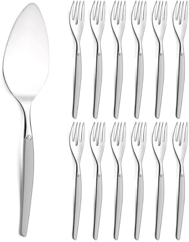 Lou Laguiole Jet Satin - Set dessert 13 pièces