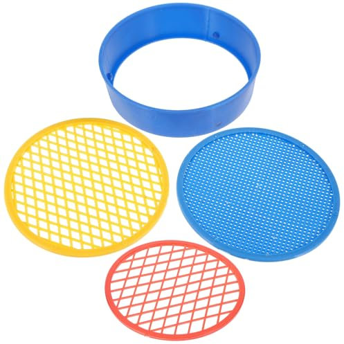 LALADEFIEE 4er Set Sand Siebe Für Bunte Plastiksand Sieb Spielzeuge Für Strand Und Sandkasten Perfekt Für Strandspiele Und Sandspielzeug Im Sommer