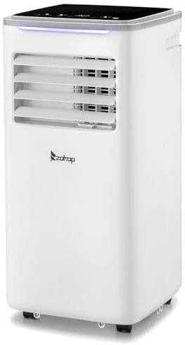 Karl home 9000 BTU Portable Air Conditioner, 4-in-1 Portable AC with Cooling, Heating, Dehumidifier, Fan Mode, Air Conditioning Unit with Remote Control, WiFi Smart APP & Window Kit for Home Office
