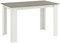 HOMCOM Mesa de Comedor para 4-6 Personas Mesa de Cocina Rectangular Estilo Moderno Carga 50 kg 120x69x75 cm Gris y Blanco