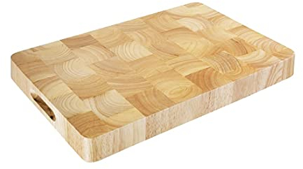 Vogue C459 rectangular de madera Tabla de cortar, tamaño mediano