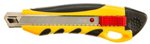 Cutter System selbstsichernd. Rutschfester Griff, mit Schlitten aus Metall.