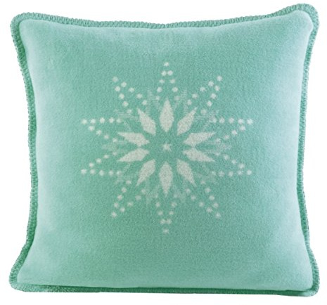 Biederlack Kissen Trend Sterne ohne Füllung, Baumwolle, Türkis, 50 x 50 cm