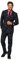 OppoSuits Prom Suits For Men – Pac-Man – Comes with Jacket, Pants and Tie In Funny Designs Traje de Hombres, Black, 40