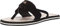 Lauren Ralph Lauren Damen Rosalind Sandale, Schwarzes Nubuk PU, 38 EU