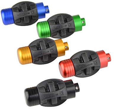 MILAEM Bogenschießen Recurve Bogen Visier Stabilisator Stoßdämpfer Vibrationen reduzieren (Schwarz)