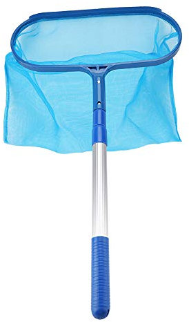 ViaGasaFamido Épuisette à feuilles pour piscine avec manche télescopique - Filet à mailles fines - Outil de nettoyage efficace - Outils de nettoyage de piscine