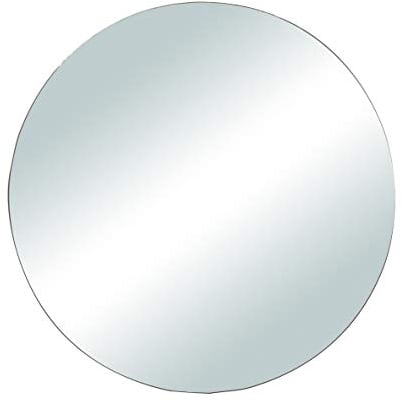 Rayher Espejo redondo para manualidades y decoración, 20 cm ø, Montaje en pared, 46453000