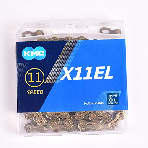 KMC X11EL Bike Chain Ti-N Gold, 118 Links