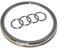 Nabenkappe (1 Stück) Nabenabdeckung Radkappe Alufelge weiß/chrom 8T0601170AY9C
