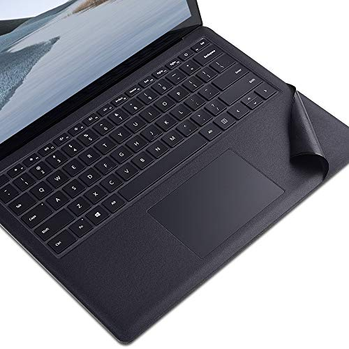 XISICIAO Full Size Keyboard Palm Rest Cover for Microsoft Surface Laptop / 2 - Palm Pads, Wrist Rests - Film Protector - Avoid Stain, Black for 13.5 inch Laptop (US Layout)