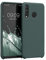 kwmobile Hülle kompatibel mit Huawei P30 Lite Hülle - Silikon Handy Case - Handyhülle weiche Oberfläche - kabelloses Laden - Blaugrün