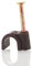 Reulin 7mm Round Cable Clips, Brown, 100 Pack