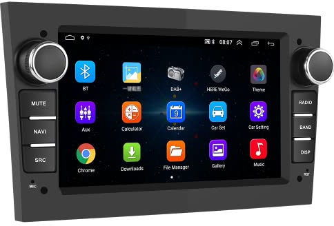 [1+32G] CAMECHO Android 13 Radio de Coche para Opel Corsa d Astra h Zafira b Meriva Vivaro,7 Pulgadas HD Pantalla Táctil con WiFi/Bluetooth/USB/Navi/FM/RDS/Mirror Link-Negro