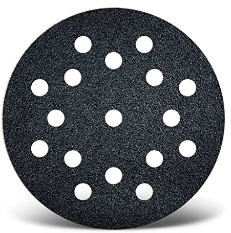 MENZER Black Klett-Schleifscheiben, 125 mm, 17-Loch, f. Exzenterschleifer, Siliciumcarbid (50 Stk.) K120