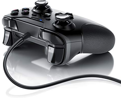 CSL - Gamepad für Playstation 3 - PS3 - Controller kabelgebunden - hochwertige Analogsticks - geringe Deadzone – hohe Reaktionsgeschwindigkeit - Dual Vibration Feedback – Gummierung für sicheren Grip