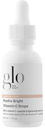 Glo Skin Beauty Hydra-Bright Vitamin C Drops - 20% Vitamin C + Peptide Brightening Serum - Formerly Daily Power C+ Serum