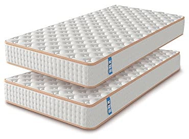 Stanew Matelas en Mousse,Épaisseur18cm, 2*Mousse A Mémoire Matelas,Parfait Soutien Haute Resilience Ultra Respirante,Matelas réversible à Deux Faces Entièrement Utilisables