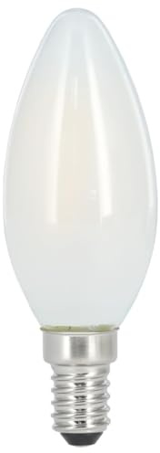 Xavax LED-Filament E14, 470lm ersetzt 40W, Kerzenlampe, Warmweiß, matt