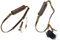 Distressed leather DSLR camera strap, camera sling strap, 3 point slinger for camera shoulder strap for camera Y03-D05LSCS