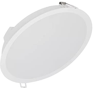 LED-Einbauleuchte, 30 W, 3000 lm, 4000 K, IP44, 100 Grad, 215 mm Aussparung