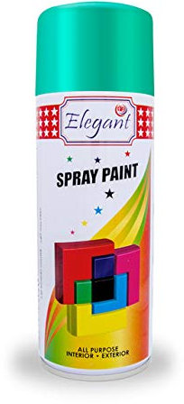 Elegant Spray Paint – Light GREEN – 400ML – All Weather Multipurpose DIY Paint – Rich Color for Metal & Wood – Durable & Corrosion Resistant - Perfect for Outdoor Use