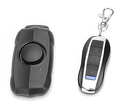 Baceyong Alarme sans fil 120 dB avec télécommande, antivol, vibration, sécurité, détecteur de mouvement, pour scooter, vélo, véhicule, porte et fenêtre
