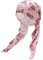 ZLYC Damen Chemo Turban Mütze Vorgebundenes Kopftuch Headwraps Leichte Hut(Schmetterling Rosa)