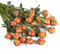 DuHouse 24 Stück Künstliche Rosen mit Langen Stielen – Vintage Seidenrosen für DIY-Sträuße, Hochzeitsdeko, Tischdekoration, Party & Zuhause(Gebrannte Orange)