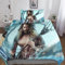 EKENOZ Aquaman Bettwäsche 3D See-König Bettbezug Mikrofaser Bettwäsche-Sets,Bettbezüge Mit Reißverschluss Und Kissenbezüge 2 Teilig Sets Single（135x200cm）