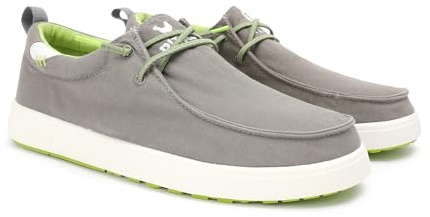 WALK IN PITAS | Biarritz | Herren Mokassins | Flache Slipper für Männer | Slip on Loafer | Sneakers | Schlupfschuhe | Freizeitschuhe | Walkinpitas Schuhe | Grau 43