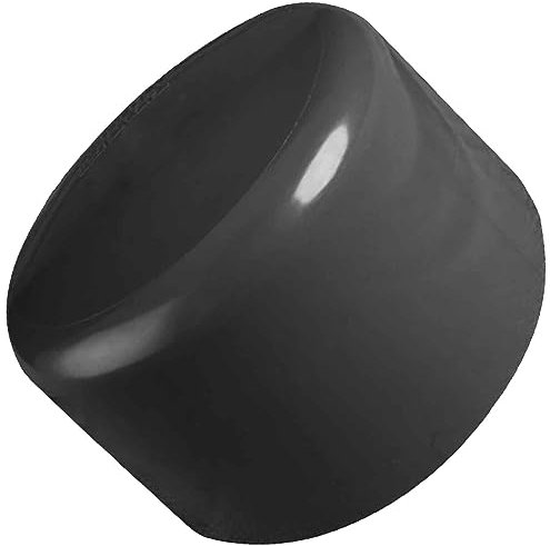 MegaHaustechnik Klebe Fitting Kappe aus Kunststoff für 50mm PVC Rohr Außendurchmesser i Muffe zum Verkleben Druck PN16 Bar Abschluß Ende Stück Deckel Abschluß Verschluß Blind Stopfen