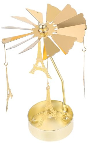 Luxshiny 1stück Drehbarer Kerzenständer Aus Eisen Eleganter Tischkerzenhalter Für Weihnachten Hochzeiten Und Partys Stilvolle Tischdeko Mit Eiffelturm-design Ohne Kerzen