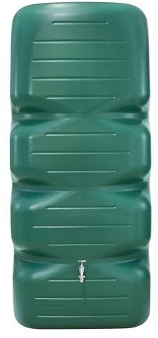 GARANTIA CUBUS Regentonne Gartentank 1000 Liter dunkelgrün - Regenwassersammler, Regenfass, Regensammler, Regenwassertonne, Regentonne 1000 Liter, Wassertank, Wasserbehälter, Wasserfass, Wassertonne
