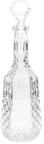 Karaffe Glasflasche Weinkaraffe Dekantierer Liköre, Cognac, Whisky 1000ml MD5