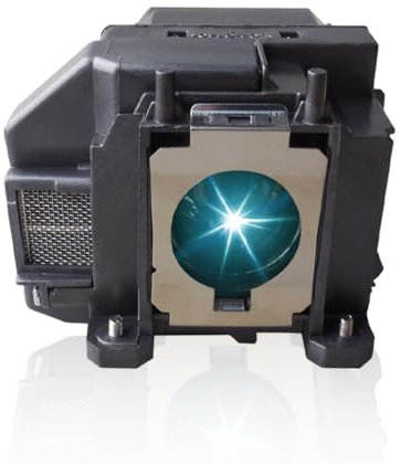 Lámpara de Proyector para EPSON EL PLP67/V13H010L67 EB-S02 EB-S02H EB-X11 EH-TW480 EH-TW550 EB-X12 EB-X02 EB-S01 EB-S11 EB-S12 Home Cinema 500 707HD 710HD 750HD H436B H433B EX3210 EX3212, con carcasa