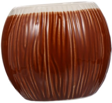 Alipis 1stück Kokosnuss Trinkbecher Aus Keramik Kreativer Cocktailbecher Für Partys Geeignet Für Milch Saft Kaffee Und Alkohol Dekorativer Tiki Becher Für Zuhause Und Bar