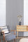 Leiste24 Akustikpaneel - Lamellenverkleidung - Wandverkleidung - 2.400 x 600 mm - Akustikfilz Schwarz - Lamellendekor Eiche Vintage