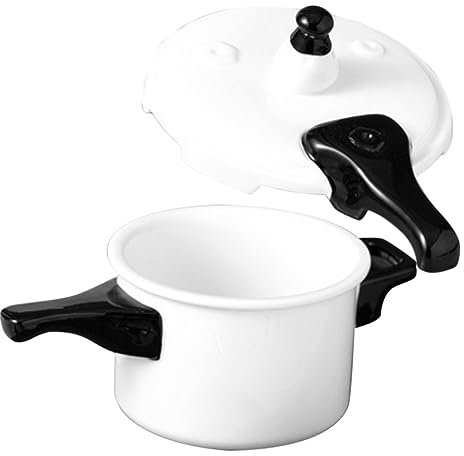 SHOWERORO Olla De Alta Presión Para Fideos Taza Novedosa De Cerámica Tazón De Fideos Novedoso
