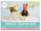 Simply Make Needle Felting Kit Wedding Mouse Duo, Multicoloured, Single Craft Kit, Needle Felting Kit with Felting Needles and Felting Wool, Ideal Needle Felting Kits for Beginners, Fun DIY Craft Kit