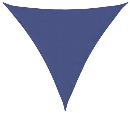 Kangqiling 135570 Parasol en tissu Oxford Triangulaire 6 x 6 m Bleu
