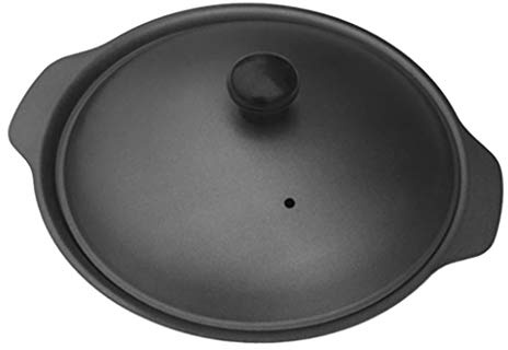 Mini cocotte de cuisine en fonte - Wok peu profond anti-adhésif - 14 cm