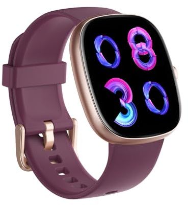 Reloj Inteligente Mujer con Llamadas,Impermeable IP68 Pulsera Actividad | Whatsapp Notificaciones, 1.8 Smartwatch con SpO2/Pulsómetro/Monitor de Sueño, 113 Modos Deportes