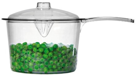 Dexam - Olla con Tapa para microondas (policarbonato y plástico, 0.6 L, tamaño Mini), 2 Unidades